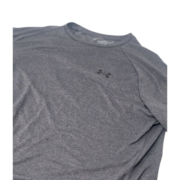 Under Armour The Tech Tee Gray Moisture Wicking Polyester Shirt Size Medium‎ - Picture 1 of 6